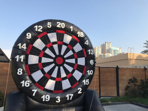 Giant Inflatable Dart Board Rental Dubai - Giant Dart Boards Hire In UAE